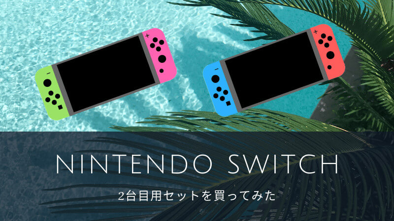 Nintendo Switch 2台目用セットを買ってみた！家に2台の時代が来る 