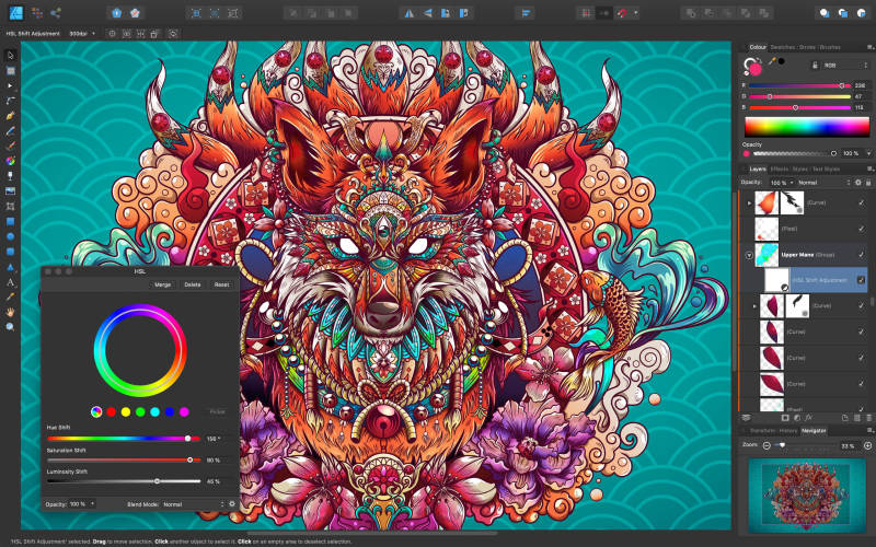 Affinity Designer Illustratorに匹敵するベクター編集ソフトを導入してみた デジやま